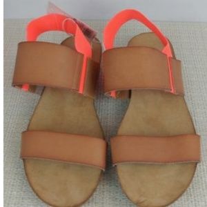 3/$25 Makenna Quarter Strap Elastic Band Sandals
